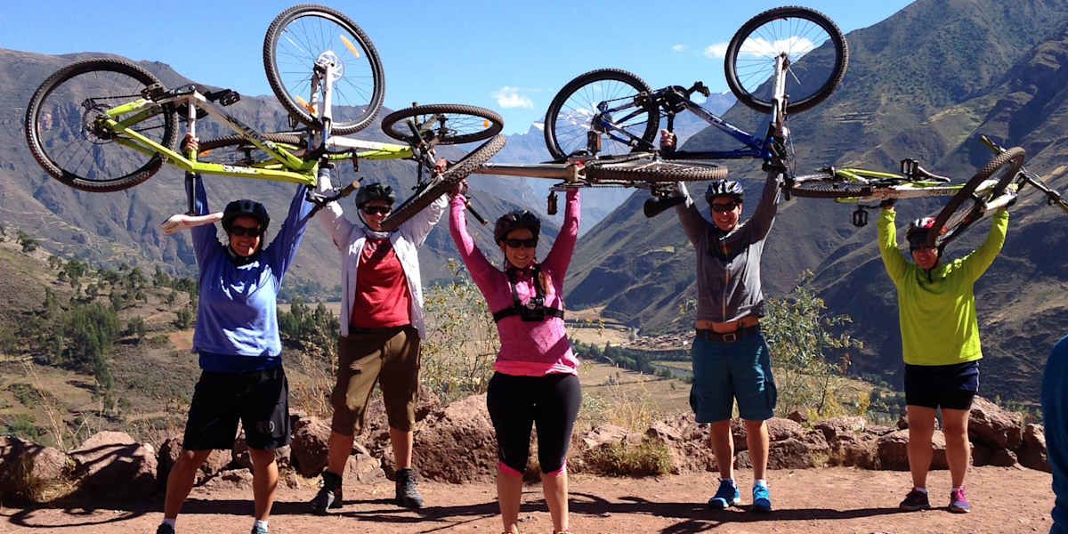 Cycle Sacred Valley, visit Pisac market, hike Pisac ruins