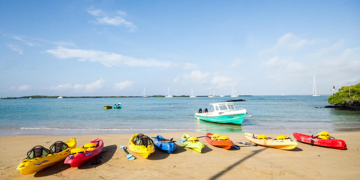 Kayaking Tortuga Bay, Boat to Isabela Island